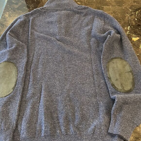 Luciano Barbera men’s 1/4 Zip Sweater - Picture 6 of 7